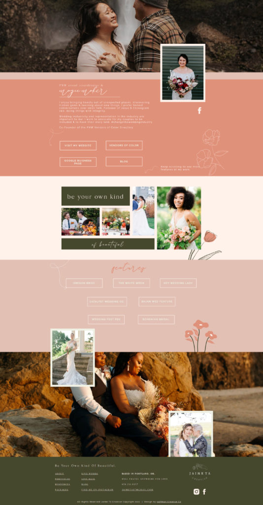 wedding coordinator custom 404 page