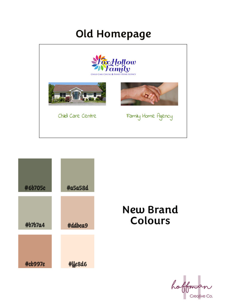 New brand colours for Fox Hollow Family