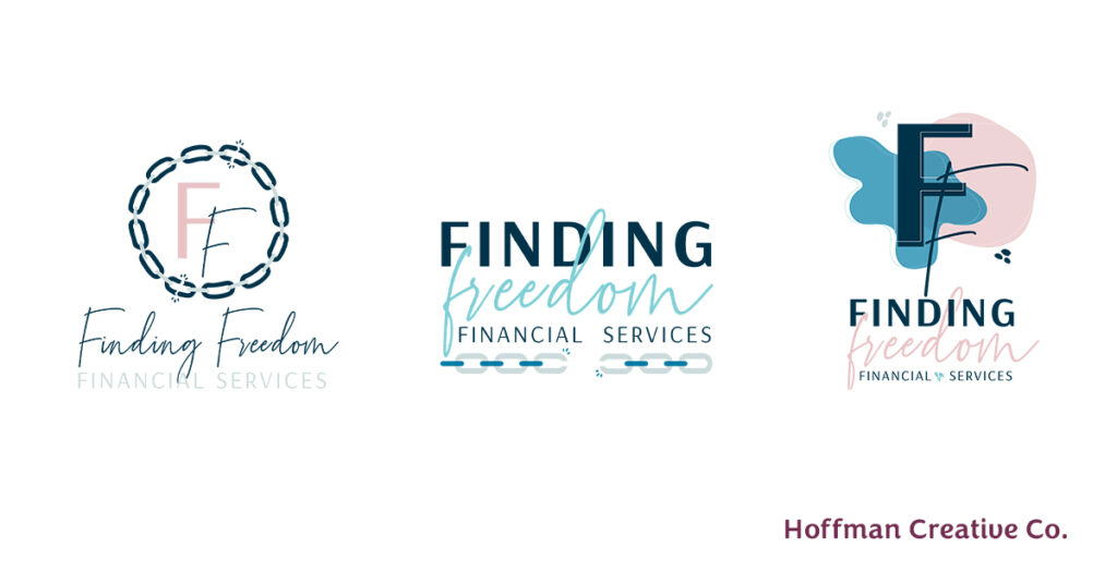 hoffman-creative-co-custom-logo-finding-freedom-financial-services-brand-design-journey