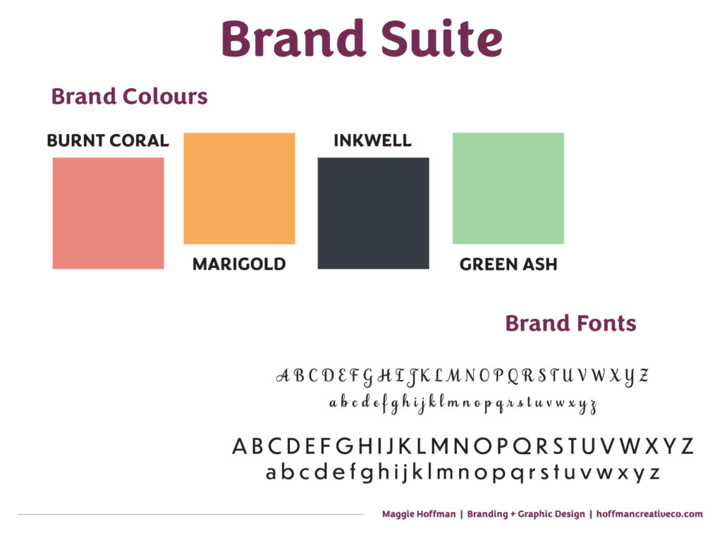 warm colours for travel brand