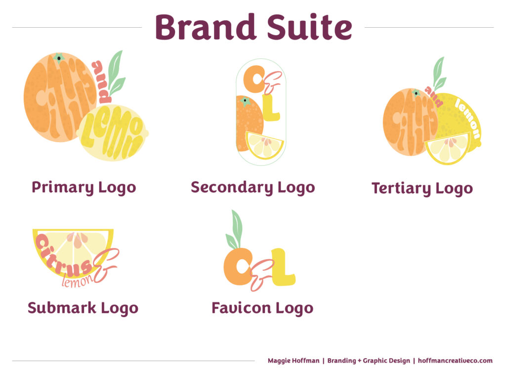 Brand design logos